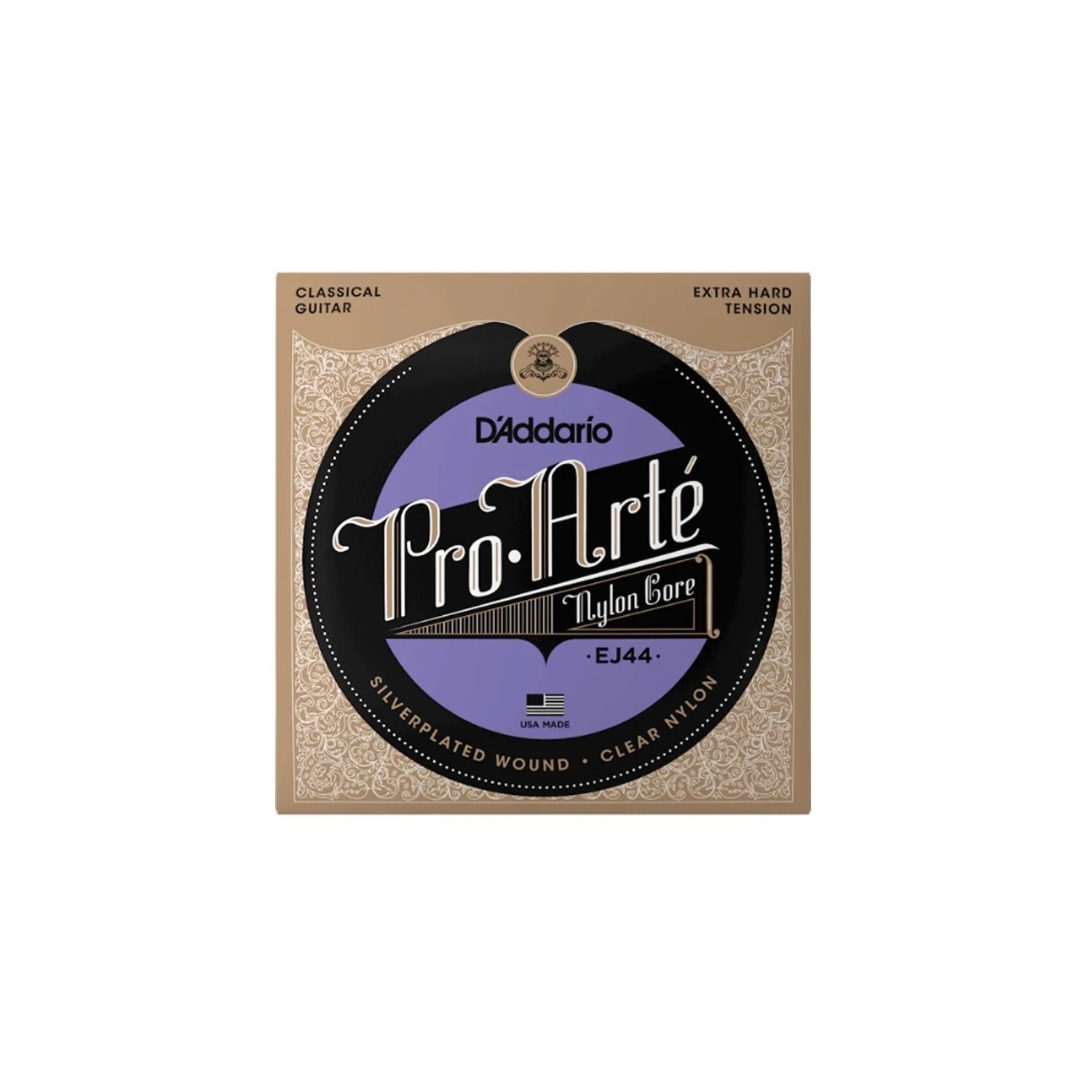 D'ADDARIO - EJ44 - cordes de guitare classique - tension très forte