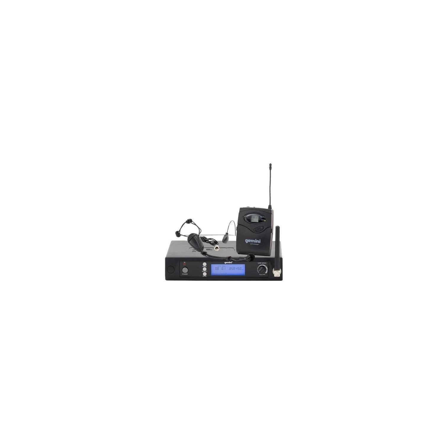 GEMINI - UHF-6100HL-R2 - Single Channel Wireless Headset Microphone System