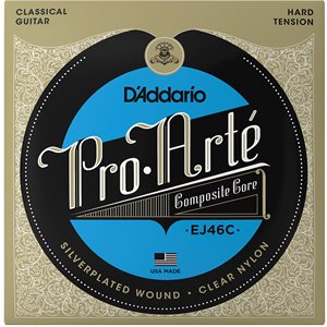 D'ADDARIO - EJ46C - Cordes pour guitare classique avec noyau en composite - HARD TENSION