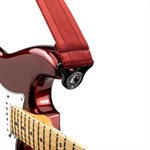 D'ADDARIO - AUTO LOCK GUITAR STRAP - Blood Red