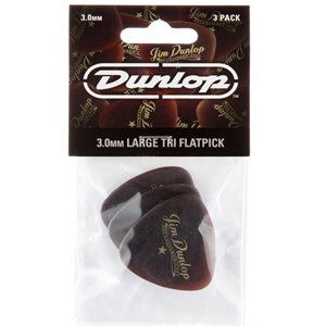 DUNLOP - 494P102 - Médiators de guitare Americana - 3 Pack - 3.0mm Large Triangle