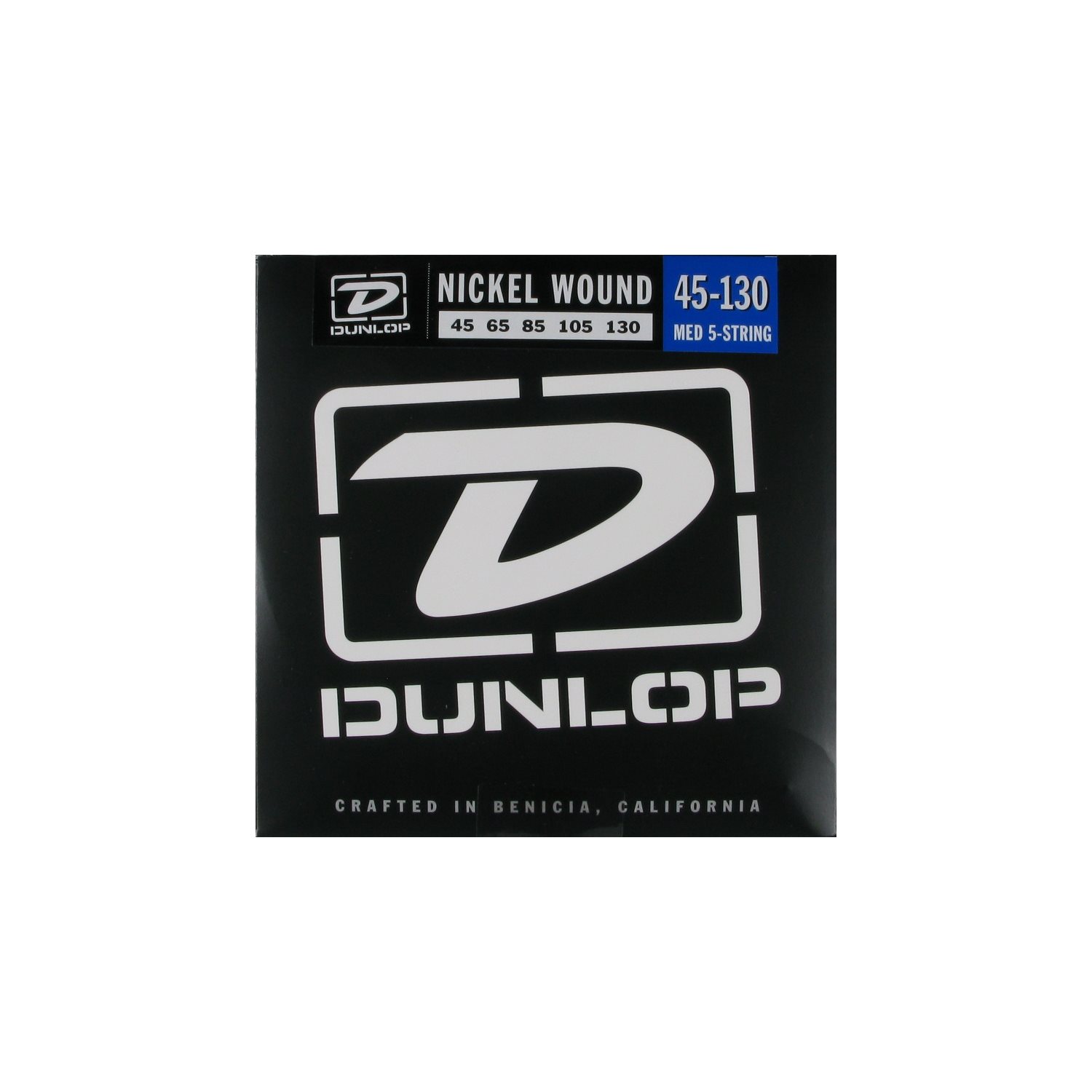 DUNLOP - DBN2025 - Cordes de basse électrique en acier nickelé 5 cordes - .045 - .130