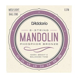 D'ADDARIO - EJ70 - mandolin strings - 11-38