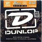 DUNLOP - DBS1065 - Cordes légères pour guitare basse 5 cordes en acier inoxydable - 40-120