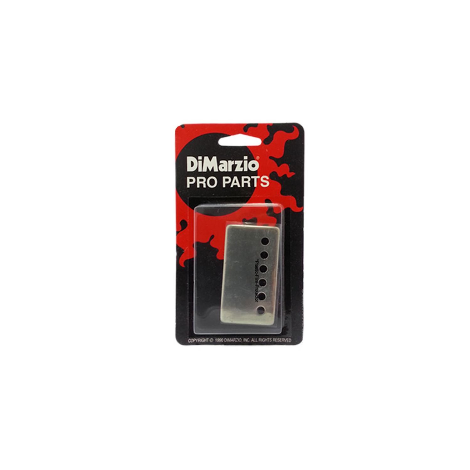 DIMARZIO - GG1600R - Humbucker Pickup Cover, Espacement régulier - NICKEL NON FINI