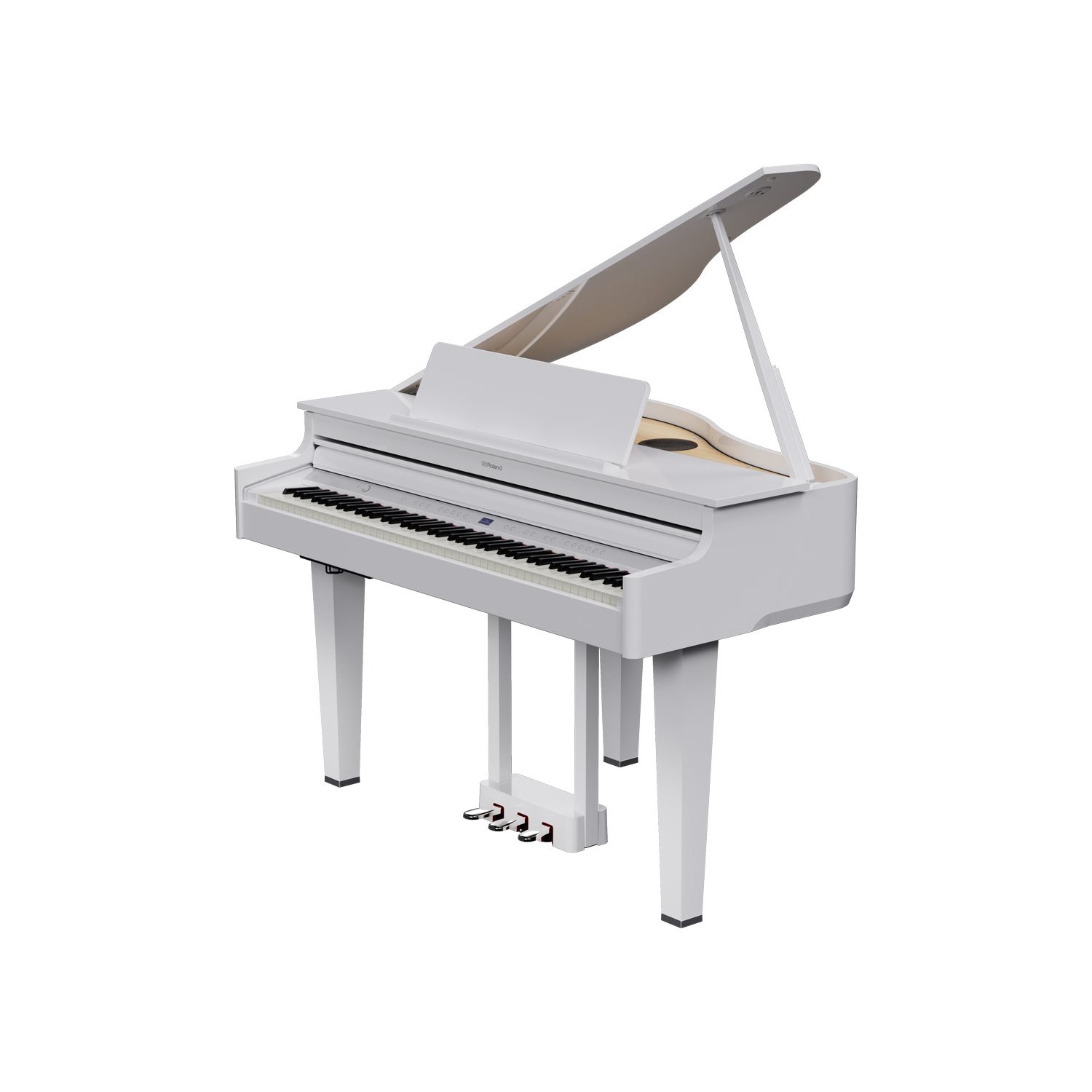 ROLAND - GP-6 - Piano à Queue de taille réduite - Blanc poli