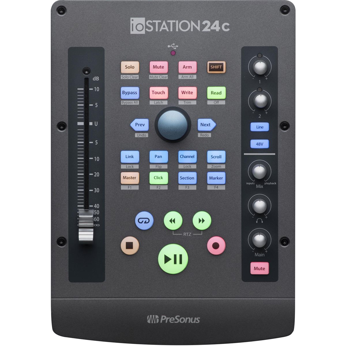 PRESONUS - ioStation 24C - USB-C - Interface audio et contrôleur de production