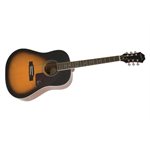 EPIPHONE - Guitare acoustique AJ220S avec Table d'harmonie en épicéa massif - Jumbo - Vintage Sunburst