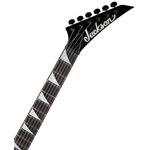 JACKSON - JS32Q - JS SERIES DINKY - ARCH TOP - TOUCHE en Amarante - Noir Transparent