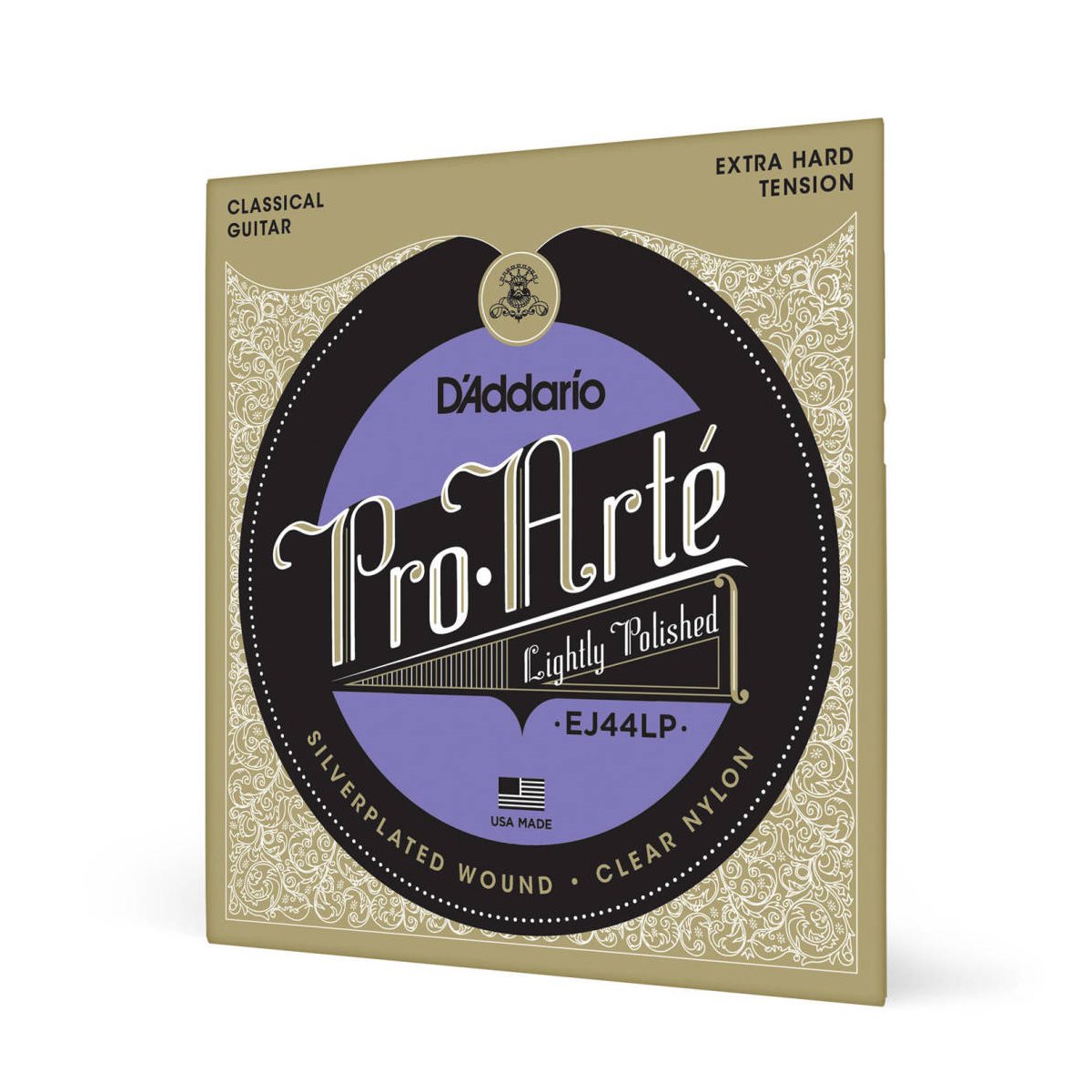 D'ADDARIO - EJ44LP - cordes de guitare classique - légèrement poli - TENSION très forte