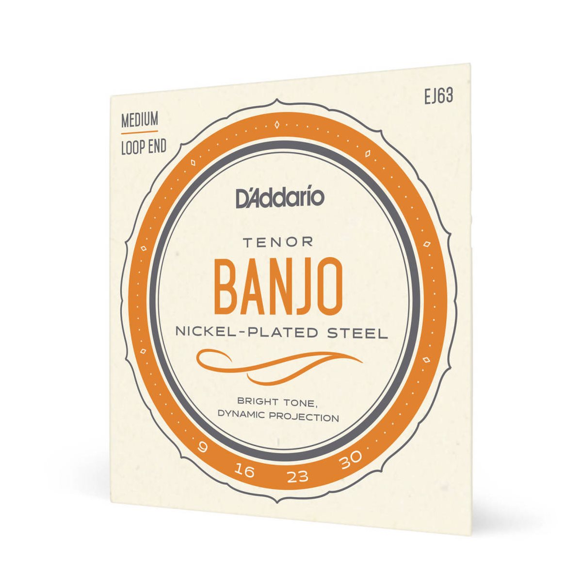 D'ADDARIO - EJ63 Nickel Wound Loop End Tenor Banjo Strings