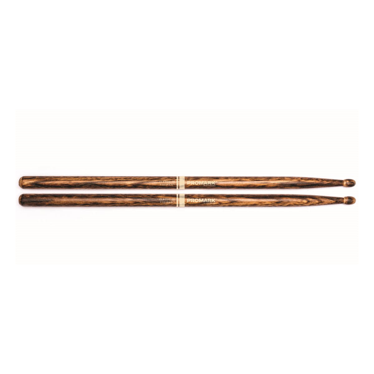 PROMARK - TX2BW-FG - 2B FIREGRAIN WOOD TIP HICKORY STICKS