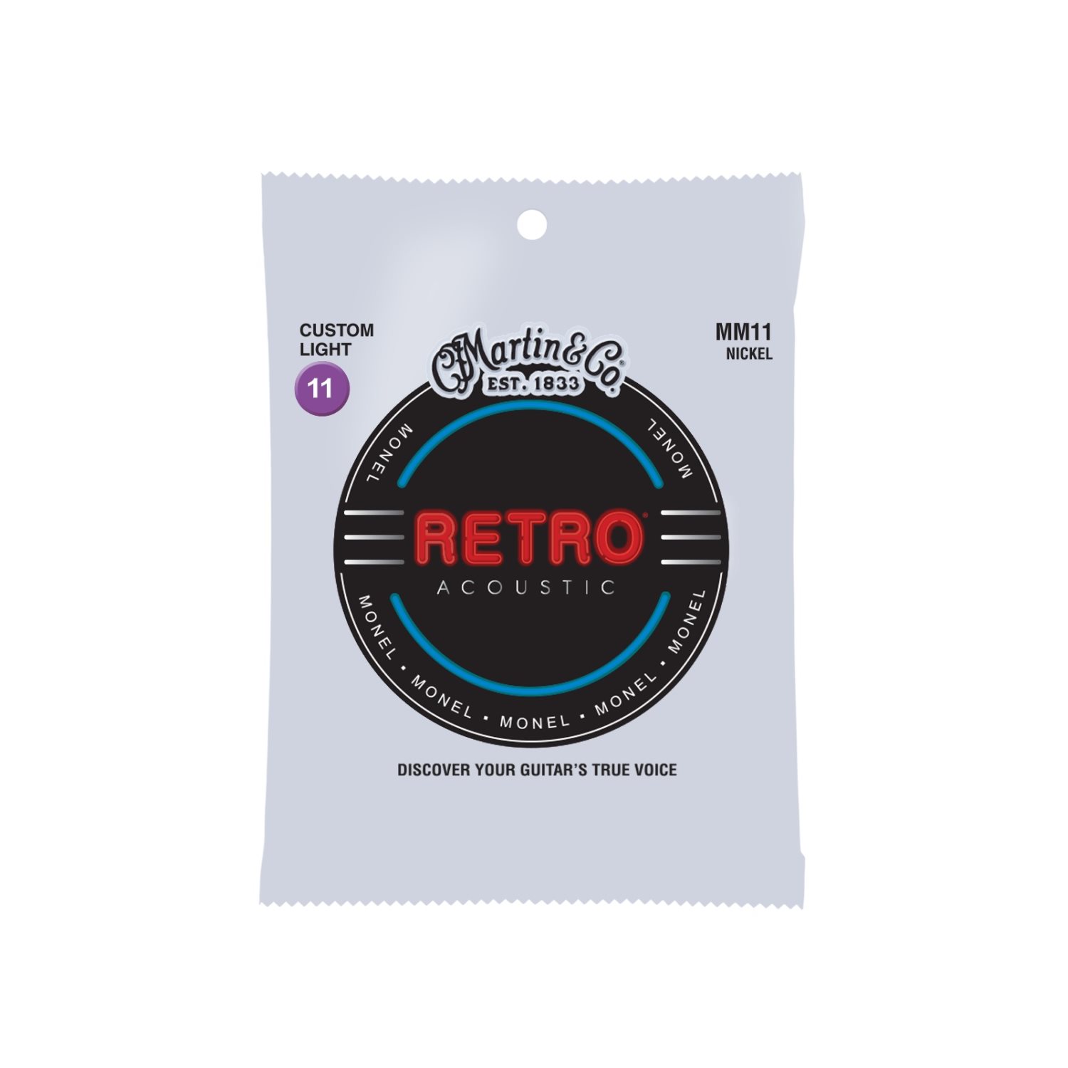 MARTIN - MM11 - Retro Acoustic Guitar Strings - 11-52