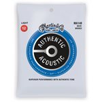 MARTIN - MA140 - SP 80 / 20 Bronze Authentic Acoustic Guitar Strings - 12-54