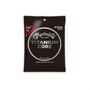 MARTIN - MTCN160 - Titanium Core Acoustic Strings - Light