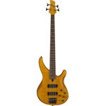 YAMAHA - TRBX604FM - 4 string electric bass guitar - MATTE AMBER