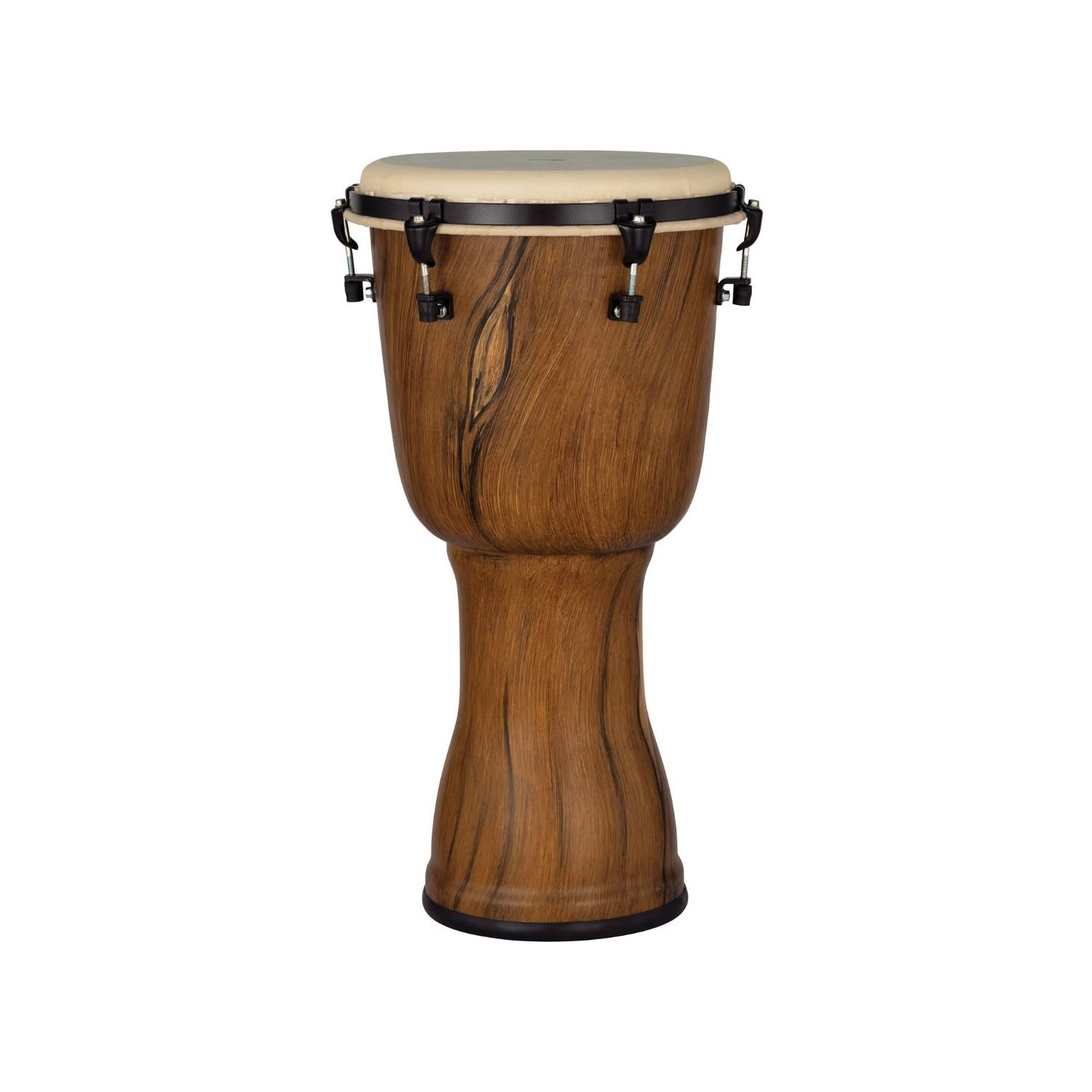 PEARL - PBJV-12-686 - DJEMBE ACCORDÉ À CLÉ 12" - Chêne patiné artisanal