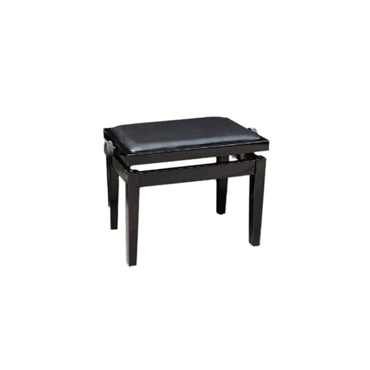 PROFILE - PPB-202 / EP - Foam Padded Leatherette Piano Bench - Polished Ebony