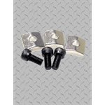 PROFILE - PLB001-CR - CHROME NUT BLOCKS WITH SCREWS, 3 SETS