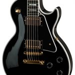 GIBSON - Les Paul Custom avec Touche en ébène - Ébène