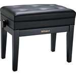 ROLAND - RPB-400BK - Piano Bench with Cushioned Seat w / storage compartment - satin black 