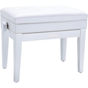 ROLAND - RPB-400WH - Tabouret pour piano avec compartiment de stockage avec finition blanc satiné 