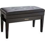 ROLAND - RPB-D400PE - Tabouret double pour piano avec compartiment de rangement - ébène poli