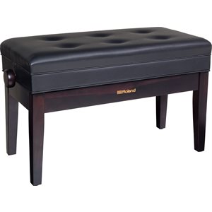 ROLAND - RPB-D400RW - Duet Piano Bench with Storage Compartment - bois de rose