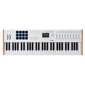 ARTURIA - KEYLAB61MK3WH - Contrôleur MIDI KeyLab Essential 61 mk3 - Blanc