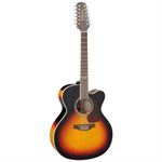 TAKAMINE - GJ72CE - 12 string - BROWN SUNBURST