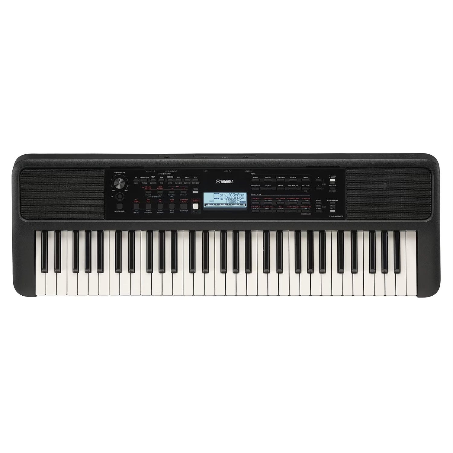 YAMAHA - PSR-E383 - 61-key Portable Touch Sensitive Keyboard