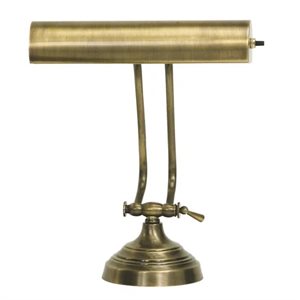 HOUSE OF TROY - Advent 10" Antique Brass Piano / Desk Lamp
