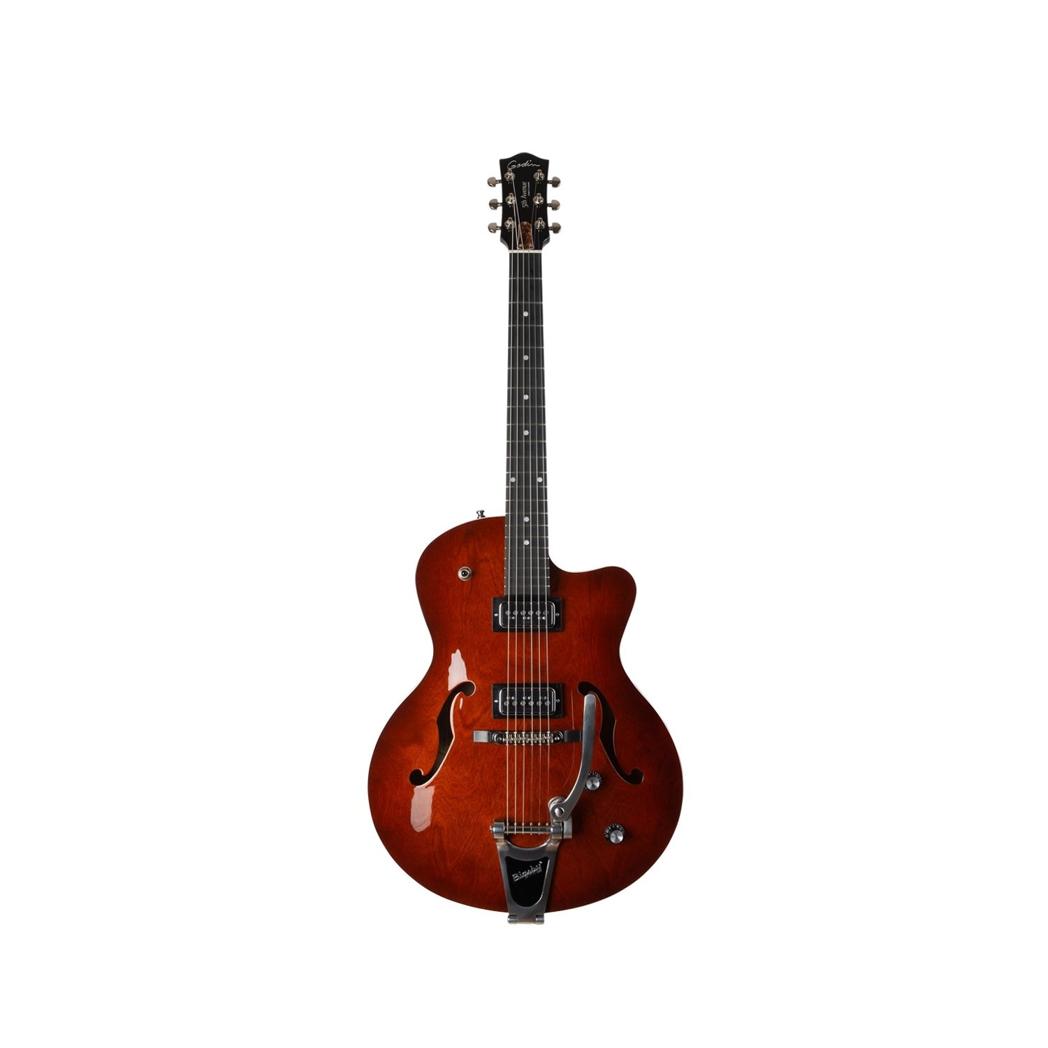 GODIN - 5th Ave Uptown T-Armond - Havana Burst