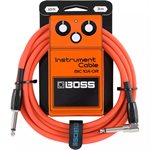BOSS - BIC-10A-BK - INSTRUMENT CABLE - 10ft - orange